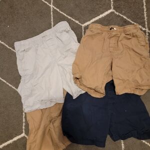 Cat & Jack And Old Navy Kids Shorts Set - Tan, Blue, Grey